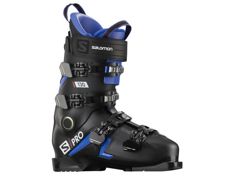 SALOMON S/PRO 130 BOOTS | BLACK/RACE BLUE