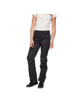 BLACK DIAMOND WOMEN'S STORMLINE STRETCH FZ RAIN PANTS | BLACK