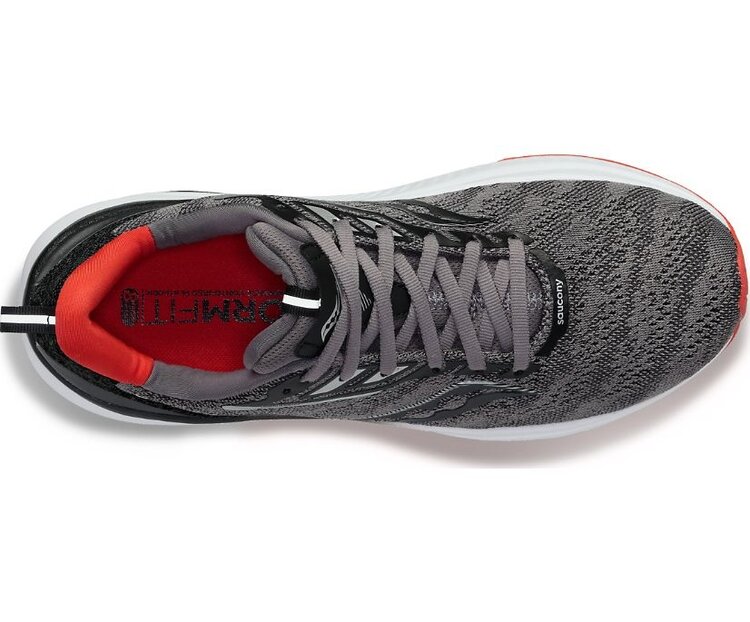 SAUCONY MEN'S ECHELON 9 | CHARCOAL/RED