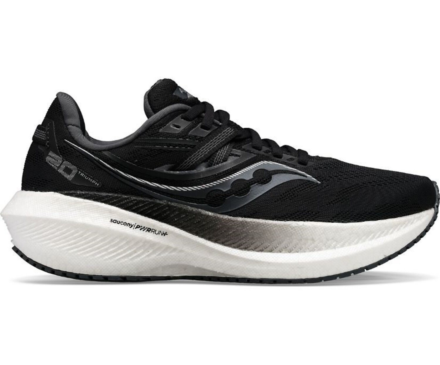 SAUCONY MEN'S TRIUMPH 20 | BLACK/WHITE - Gerick Sports