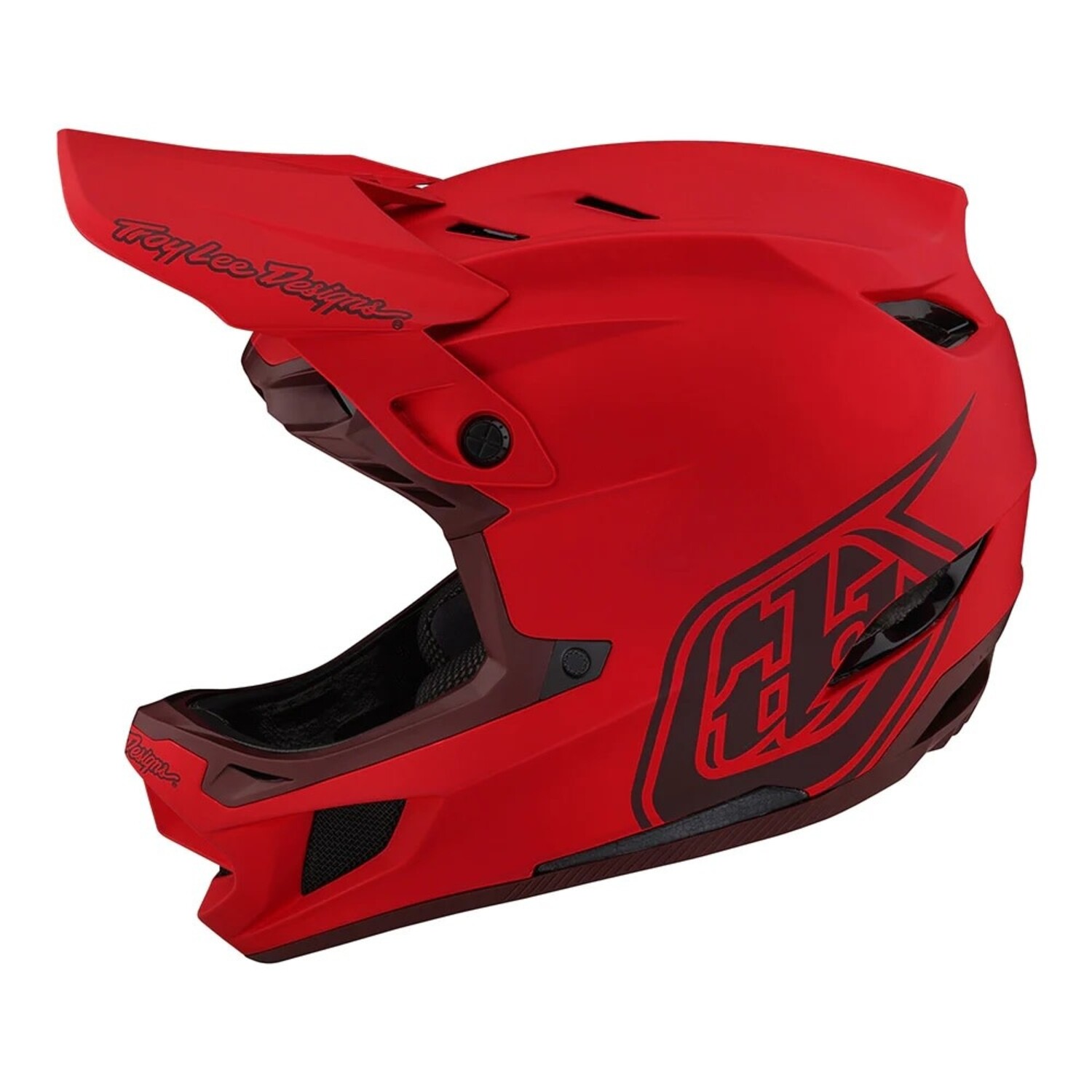TROY LEE D4 COMPOSITE MIPS HELMET | STEALTH RED - Gerick Sports
