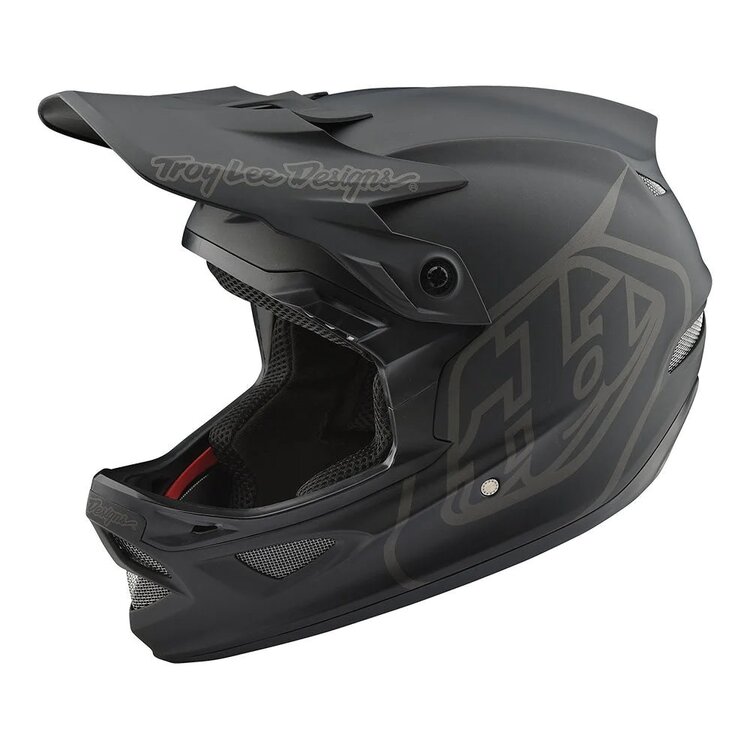 TROY LEE D3 FIBERLITE HELMET - MONO BLACK