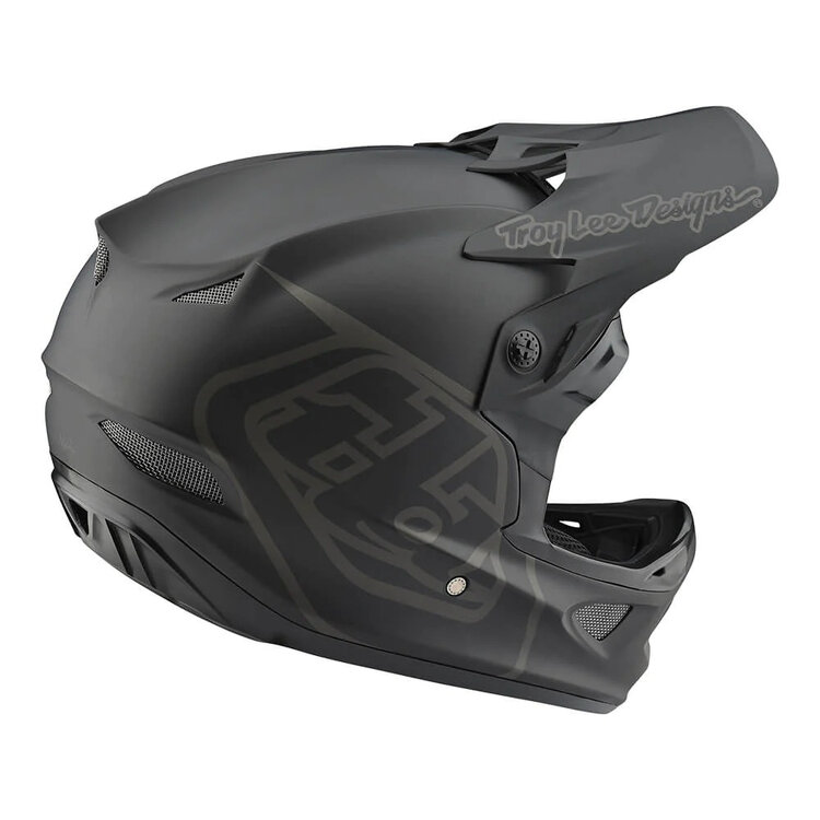 TROY LEE D3 FIBERLITE HELMET - MONO BLACK