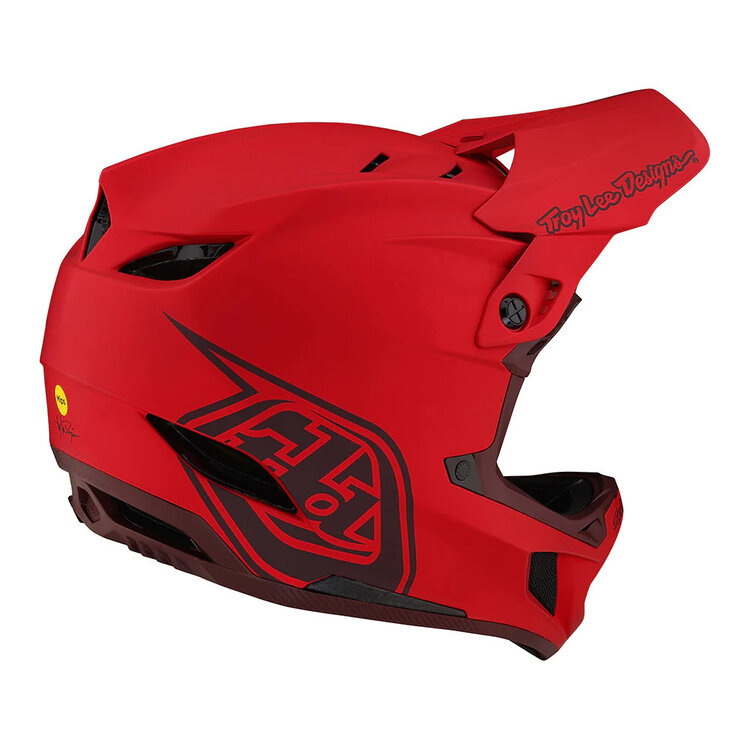 TROY LEE D4 COMPOSITE MIPS HELMET | STEALTH RED