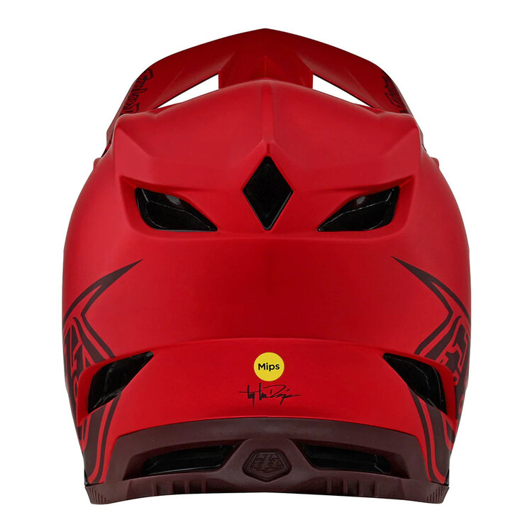 TROY LEE D4 COMPOSITE MIPS HELMET | STEALTH RED