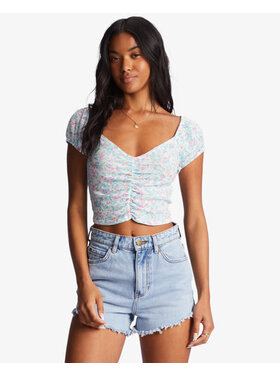 BILLABONG WOMEN'S PRETTY SWEET CROP TOP | SALT CRYSTAL