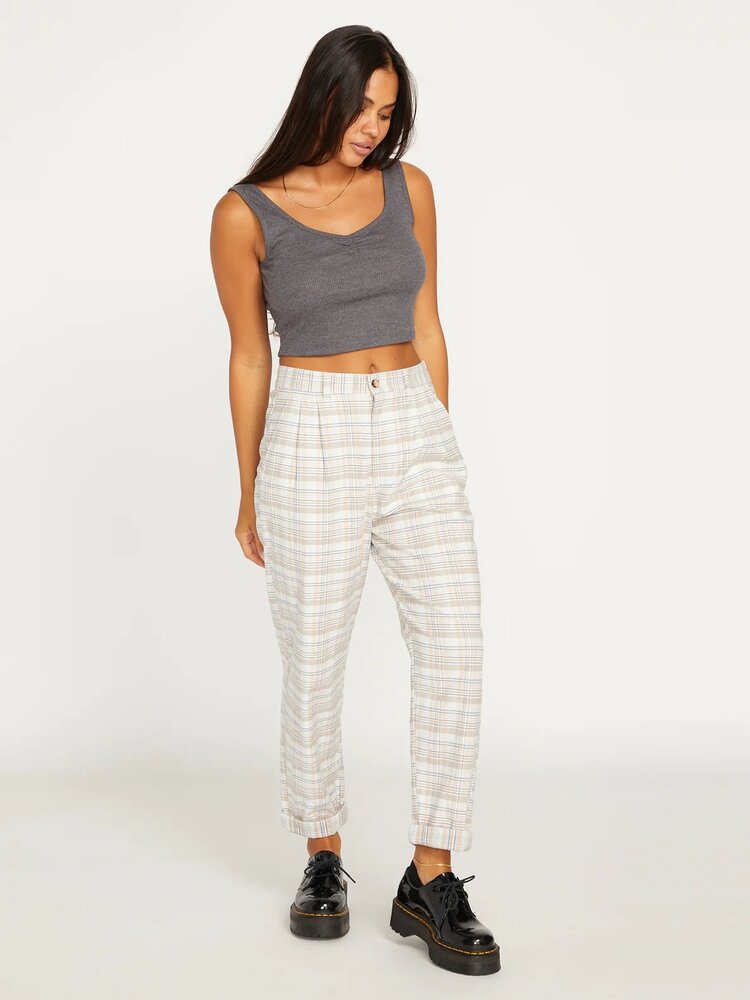 VOLCOM WOMEN'S LIL RIB CROP TANK | BLACK