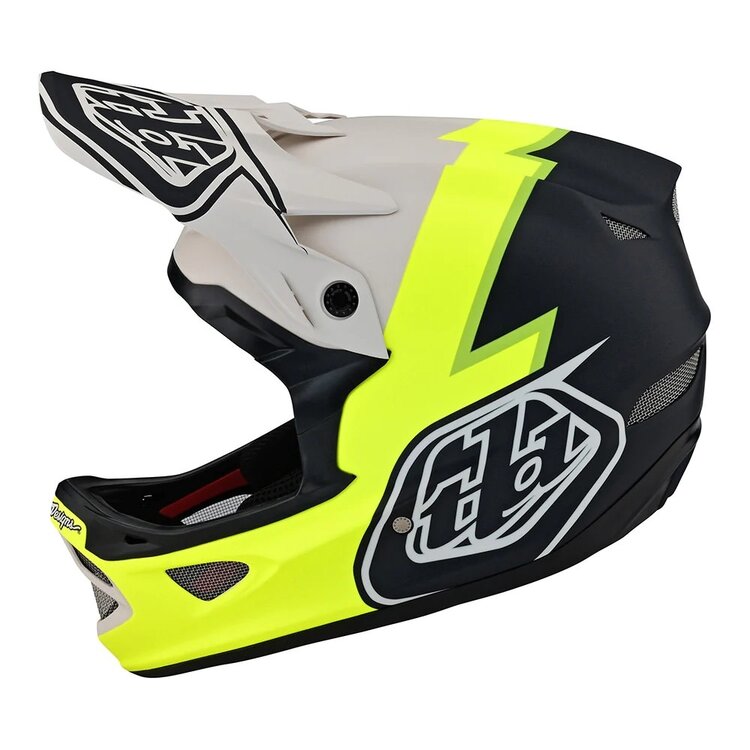 TROY LEE D3 FIBERLITE HELMET | VOLT FLO YELLOW