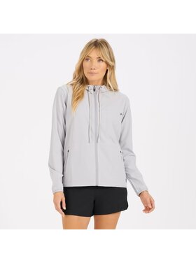 VUORI WOMEN'S OUTDOOR TRAINER SHELL | PLATINUM LINEN