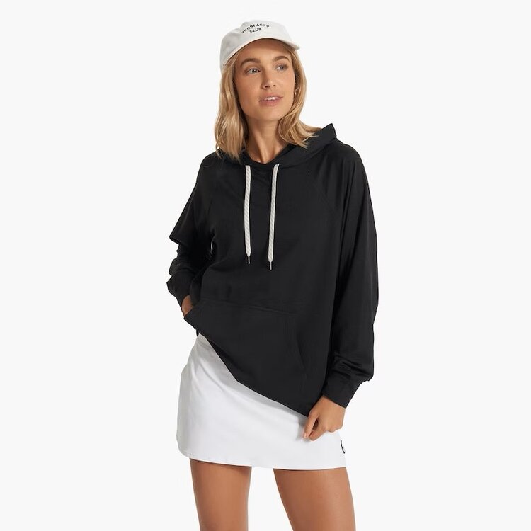 VUORI WOMEN'S HALO OVERSIZED HOODIE | BLACK