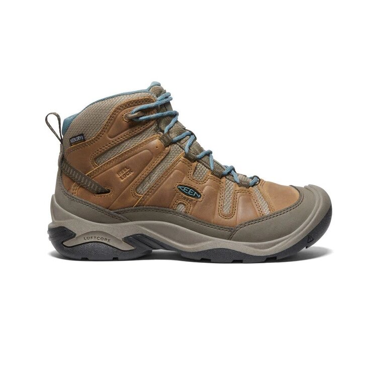 KEEN WOMEN'S CIRCADIA MID WP | TOASTED COCO/ATLANTIC