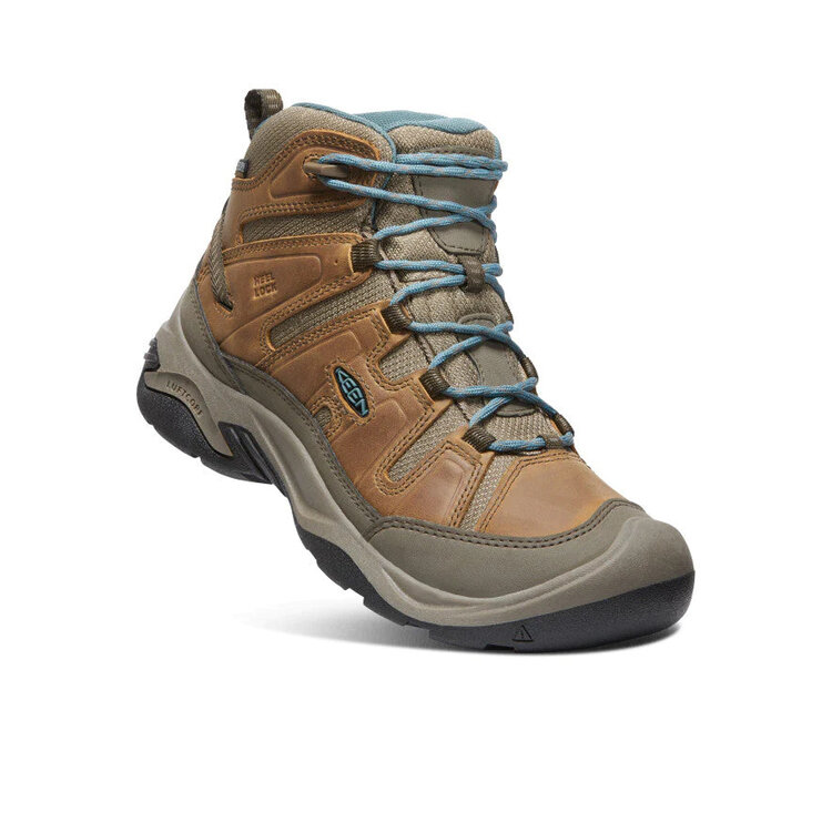 KEEN WOMEN'S CIRCADIA MID WP | TOASTED COCO/ATLANTIC
