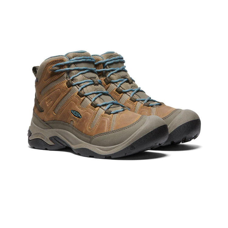 KEEN WOMEN'S CIRCADIA MID WP | TOASTED COCO/ATLANTIC