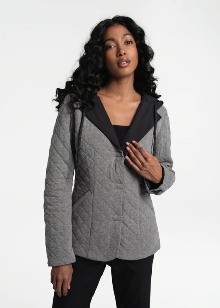 LOLE WOMEN'S CONVERTIBLE INSULATED BLAZER | BLACK BEAUTY