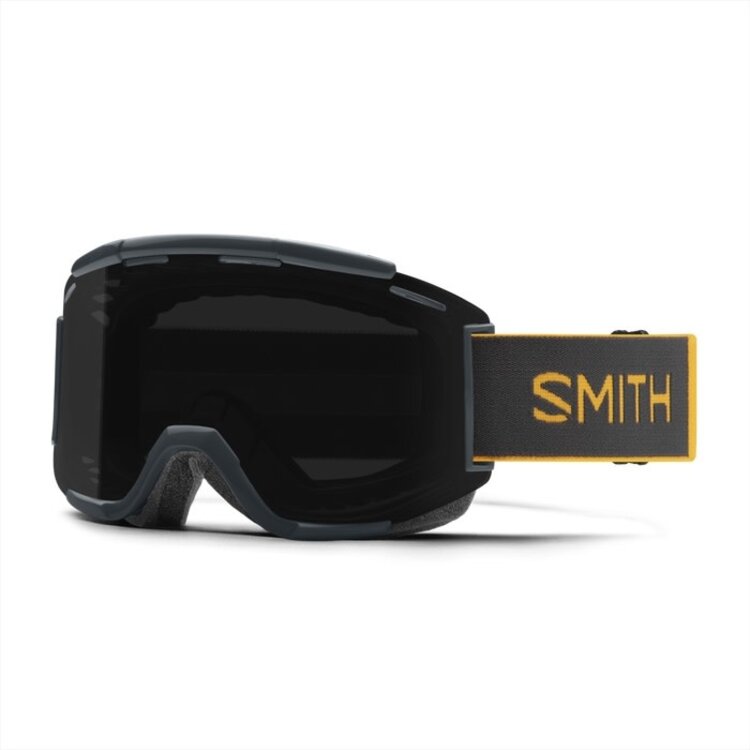 SMITH SQUAD MTB GOGGLES | SLATE/FOOLS GOLD CP SUN BLACK
