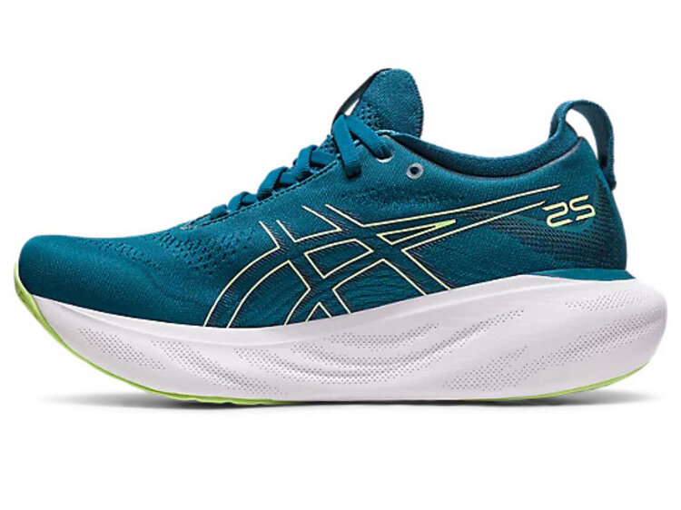 ASICS WOMEN'S GEL-NIMBUS 25 | TEAL/LIME
