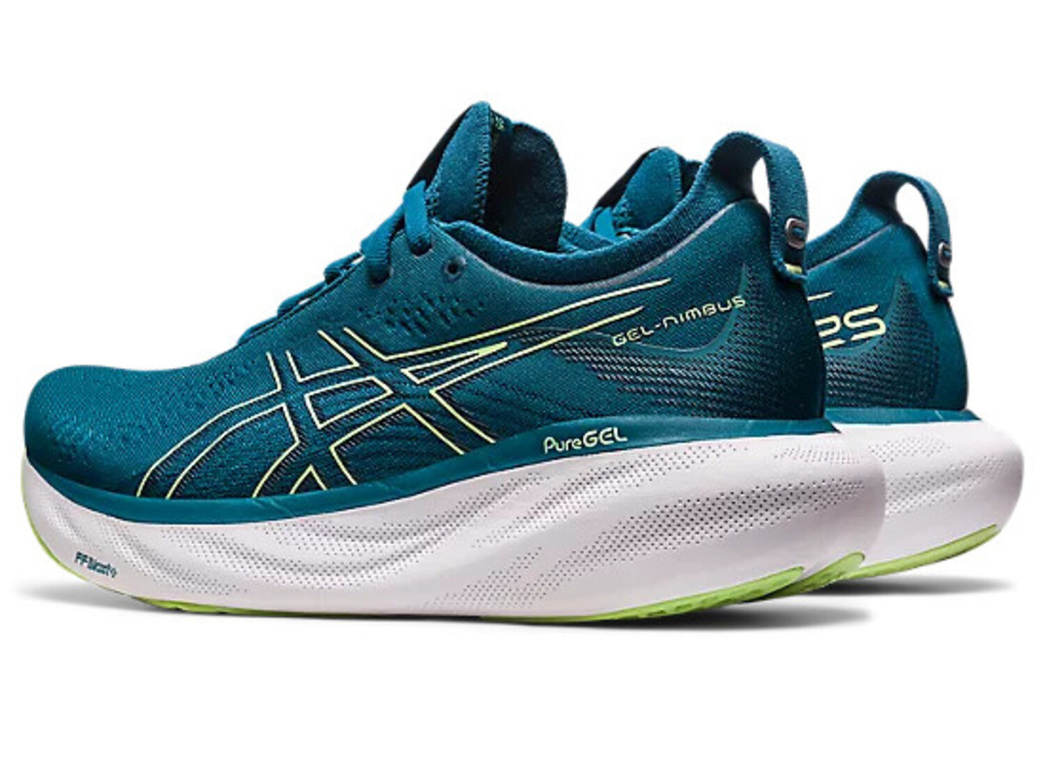 ASICS WOMEN'S GEL-NIMBUS 25 | TEAL/LIME - Gerick Sports