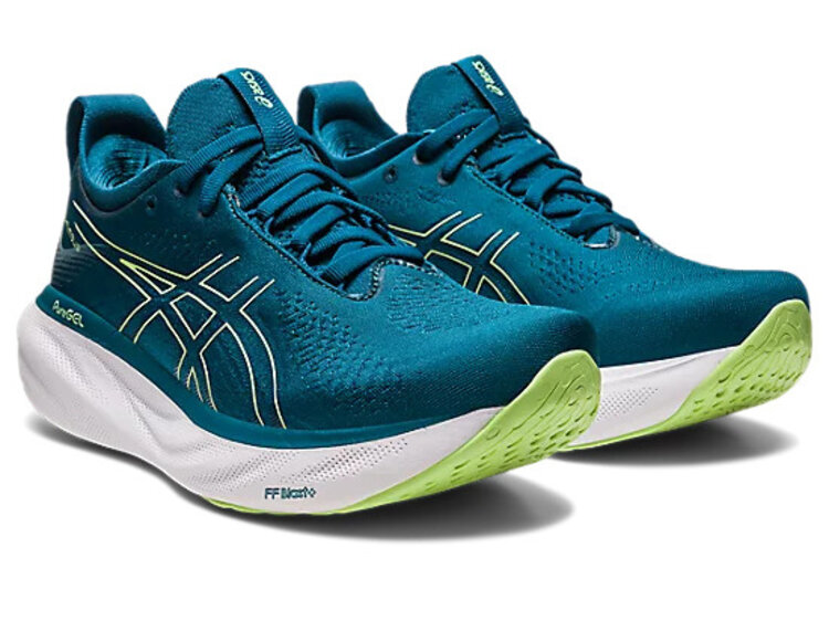 ASICS WOMEN'S GEL-NIMBUS 25 | TEAL/LIME