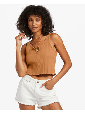 BILLABONG NOTCH RIBBED TANK TOP | SUMMER SPICE