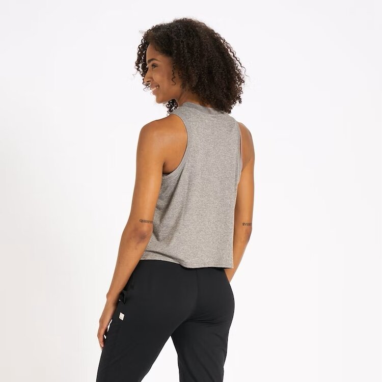 VUORI WOMEN'S ENERGY TOP | HEATHER GREY