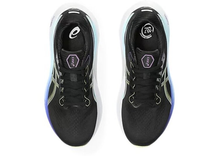 ASICS WOMEN'S GEL-KAYANO 30 | BLACK/GLOW YELLOW