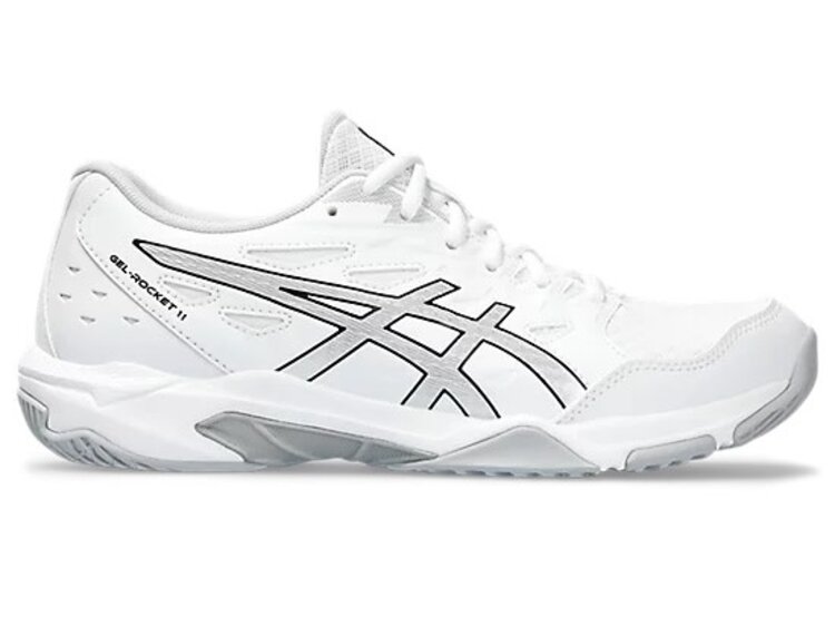 ASICS WOMEN'S GEL-ROCKET 11 | WHITE/PURE SILVER