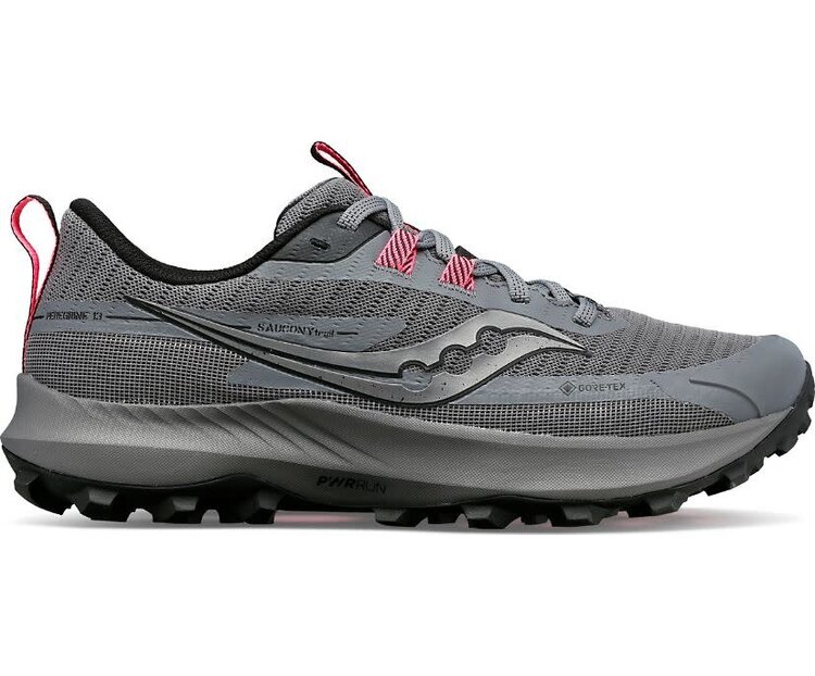 SAUCONY WOMEN'S PEREGRINE 13 GTX | GRAVEL/BLACK