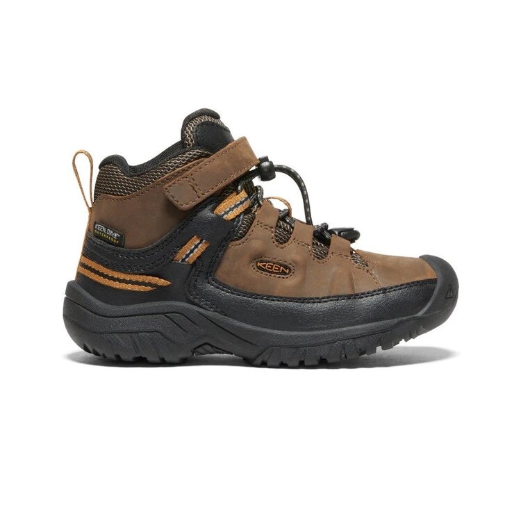 KEEN LITTLE KIDS' TARGHEE WP | DARK EARTH/GOLDEN
