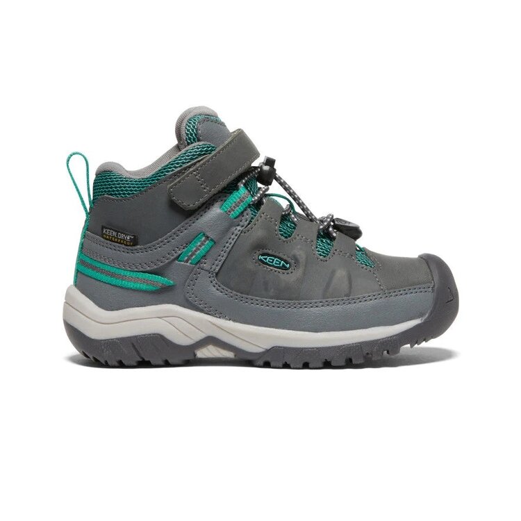 KEEN LITTLE KIDS' TARGHEE WP | STEEL GRY/PORCELAIN