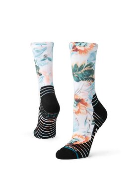 STANCE FLOWERFUL CREW SOCKS | WHITE