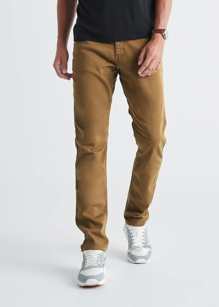 DUER MEN'S NO SWEAT RELAXED TAPER PANT | TOBACCO