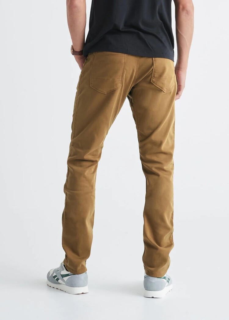 DUER MEN'S NO SWEAT RELAXED TAPER PANT | TOBACCO