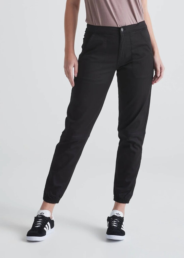 DUER WOMEN'S LIVE FREE HIGH RISE JOGGER | BLACK