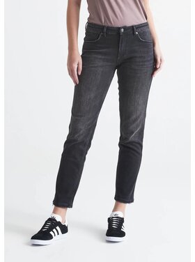 DUER WOMEN'S PERFORMANCE DENIM GIRLFRIEND | VINTAGE BLACK