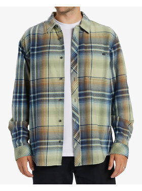 BILLABONG MEN'S COASTLINE FLANNEL | LIGHT SAGE