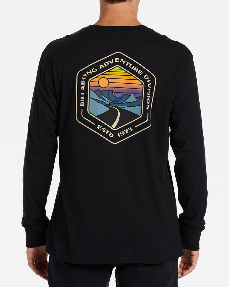 BILLABONG MEN'S ROCKIES L/S TEE | BLACK