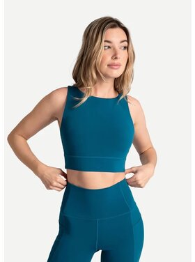 LOLE WOMEN'S STEP UP BRA | MONACO BLUE