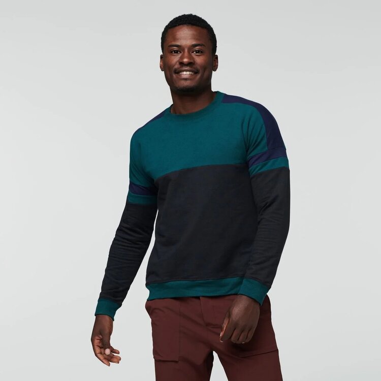 COTOPAXI MEN'S BANDERA SWEATSHIRT | DEEP OCEAN/BLACK