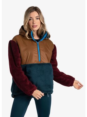 LOLE WOMEN'S YANA OVERSIZED HOODIE | FJORD BLUE