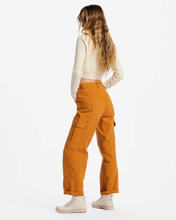 BILLABONG WOMEN'S WALL TO WALL CARGO PANTS | CIDER