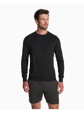 VUORI MEN'S PONTO PERFORMANCE CREW | BLACK HEATHER
