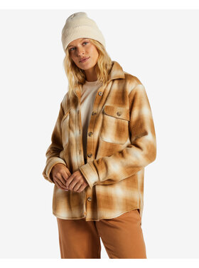 BILLABONG WOMEN'S FORGE FLEECE FLANNEL | CARAMEL