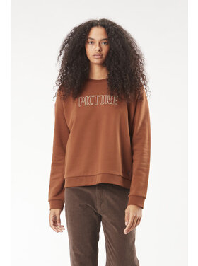 PICTURE ORGANIC WOMEN'S BASEMENT CREW | CHOCOLATE LAB
