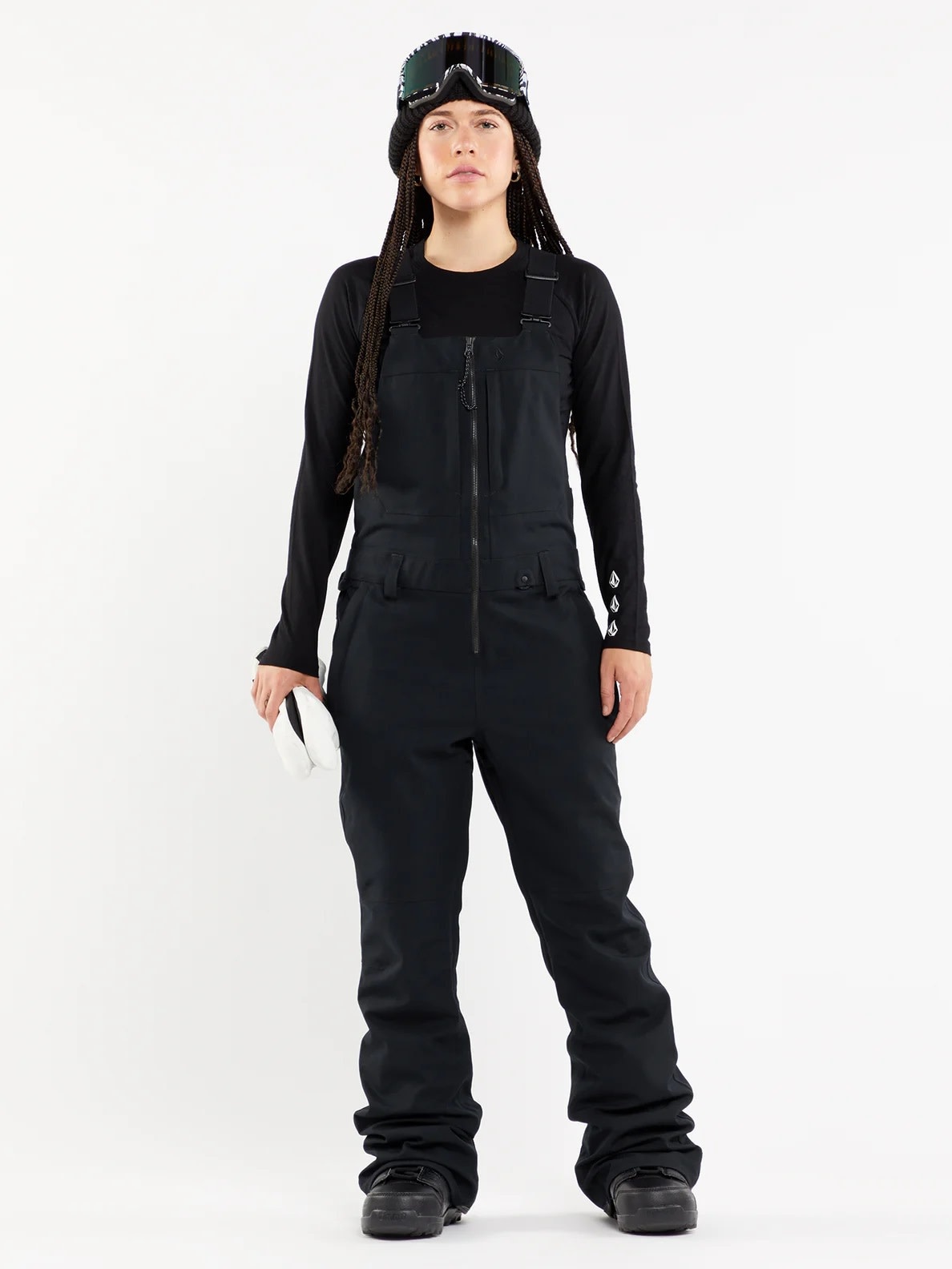OUTLET】ボルコム Womens Elm Stretch Gore Bib Overalls