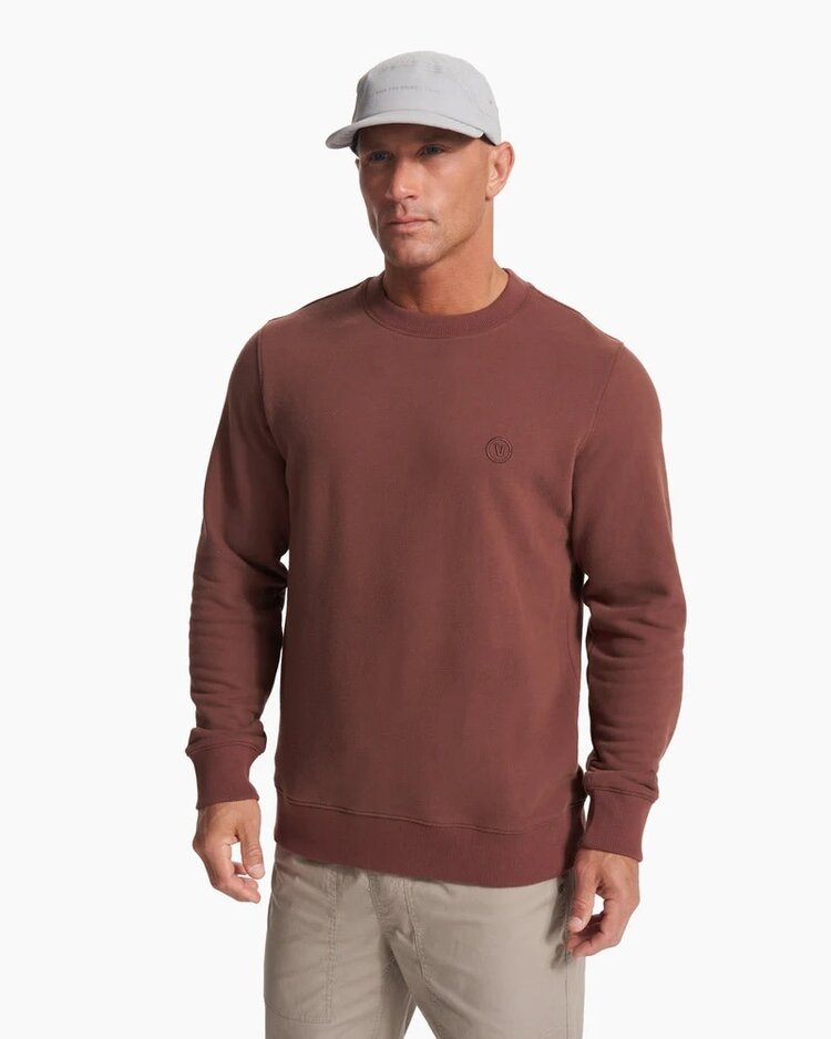VUORI MEN'S CYPRESS CREW | HAZELNUT