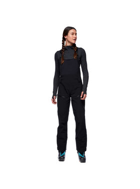 BLACK DIAMOND WOMEN'S RECON STRETCH BIBS | BLACK