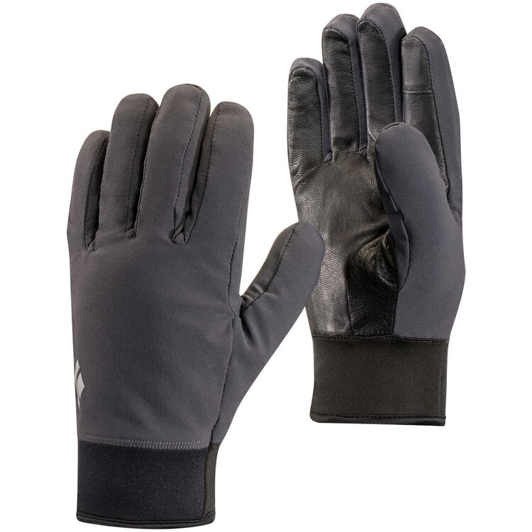 BLACK DIAMOND MIDWEIGHT SOFTSHELL GLOVES | SMOKE