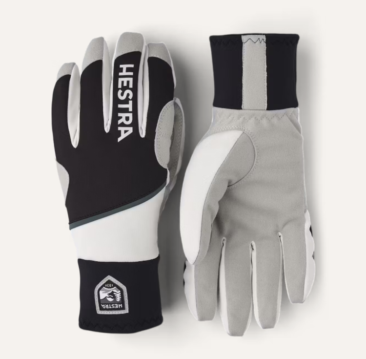 HESTRA COMFORT TRACKER 5-FINGER | BLACK/IVORY