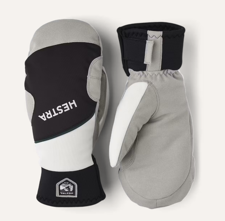 HESTRA COMFORT TRACKER MITT | BLACK/IVORY