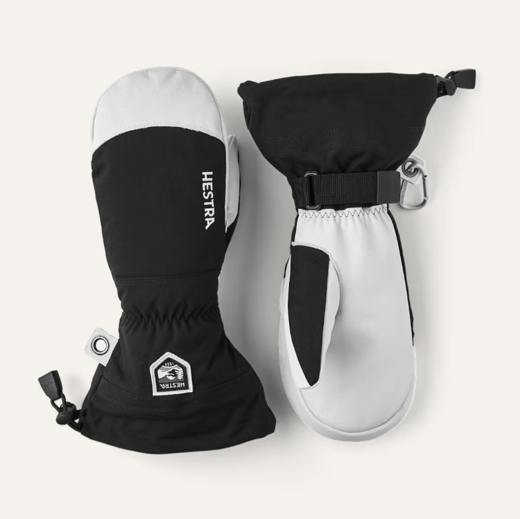 HESTRA ARMY LEATHER HELI MITT | BLACK